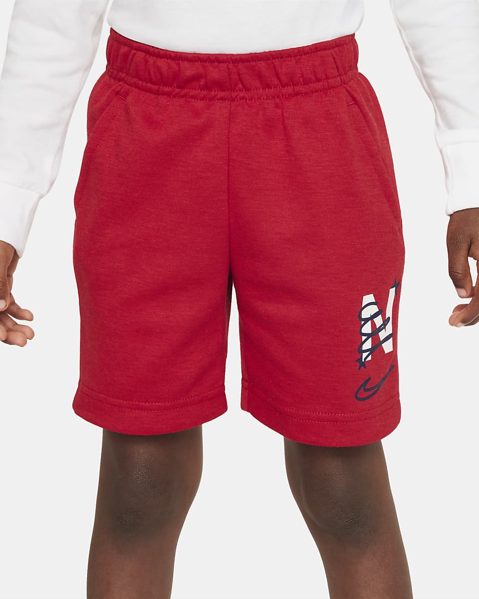 Shorts infantiles con garabatos Nike Dri FIT